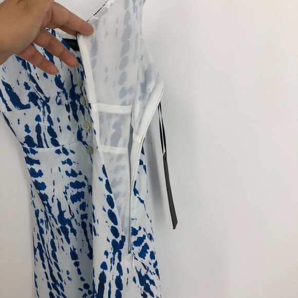 NWT House of Harlow 1960 X REVOLVE  White & Blue Tie Dye Lina Mini Dress size XS - Picture 14 of 16